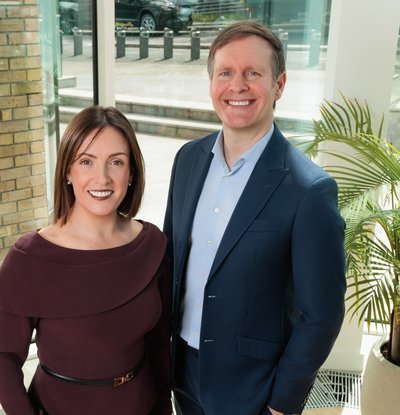Denise Dockery, Partner, with Greg Flanagan, Partner, Head of Property  Image