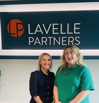 Avril Scally, Partner and Head of Medical Negligence & Personal Injury, with Grace Molloy, Solicitor   Image