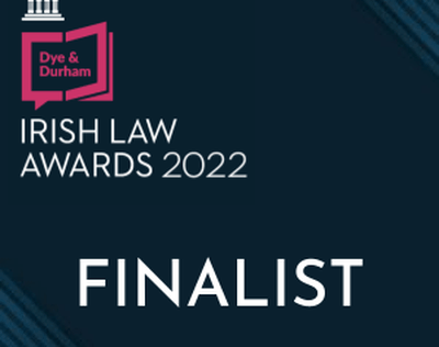 Lavelle Partners shortlisted in five categories in the Irish Law Awards 2022